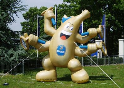 inflatable mascot character